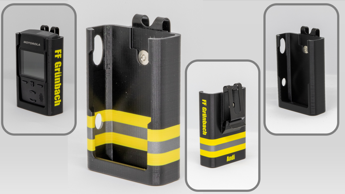 Pager Holster fuer Motorola TPG2200 - Uebersicht Farbvarianten
