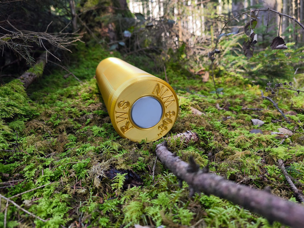 Boden der Deko-Patrone .308 Win. HIT mit Beschriftung, Detailansicht